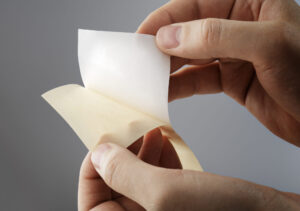 papel pegatina